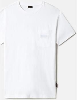Napapijri T-shirt S-MORGEX NP0A4GBP0021-BRIGHT WHITE - Foto 2