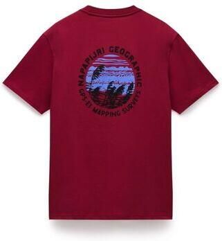 Napapijri T-shirt S-VIGNONI BACK NP0A4ILX-R1E1 TIBETAN RED