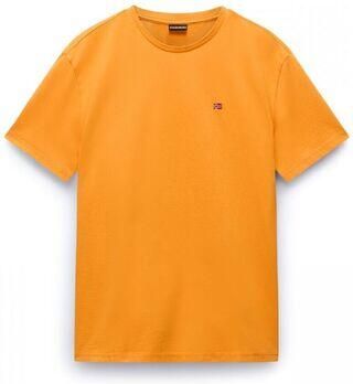 Napapijri Oranje Katoenen Poloshirt voor Mannen Orange Heren - Foto 4