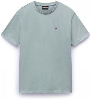 Napapijri Groene Katoenen T-shirt voor Lente Zomer Green Heren - Foto 4