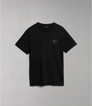 Napapijri T-shirt SELBAS NP0A4GBQ-041 BLACK