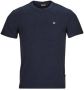 Napapijri Blauw T-shirt met logo borduursel voor heren Blue Heren - Thumbnail 1