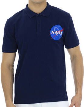 NASA Polo Shirt Korte Mouw 09PO-BLUE