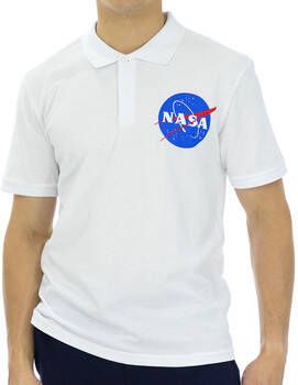 NASA Polo Shirt Korte Mouw 09PO-WHITE