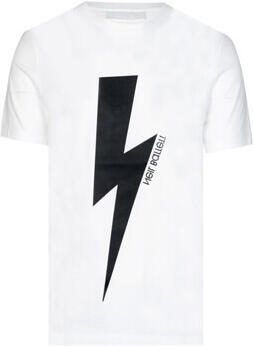 Neil Barrett T-shirt Korte Mouw T-SHIRT BJT455F WHITE