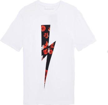 Neil Barrett T-shirt Korte Mouw T-SHIRT BJT513A WHITE