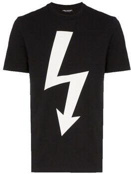 Neil Barrett T-shirt Korte Mouw T-SHIRT PBJT477A BLACK