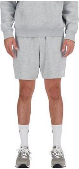New Balance Korte Broek Short Essentials French Terry 7'' coton doux
