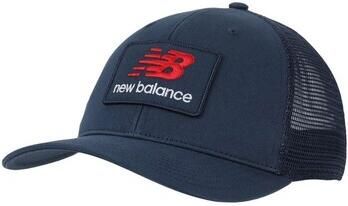 New Balance Stacked Patch Logo Trucker Unisex Caps blauw Maat ONE SIZE Accessoires - Foto 4
