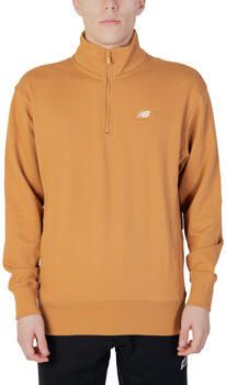 New Balance Bruine Katoenen Sweater Heren Collectie Brown Heren