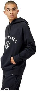 New Balance Sweater Sweat à capuche mt31901bk noir coton et polyester