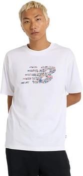 New Balance T-shirt Korte Mouw T-shirt Nautical Logo coton