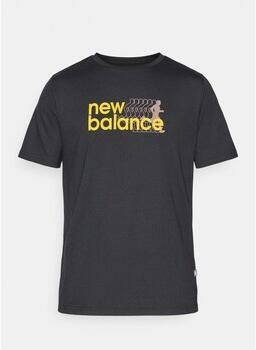 New Balance Trainingsshirt Heathertech Graphic T-Shirt 2 BLACK - Foto 9