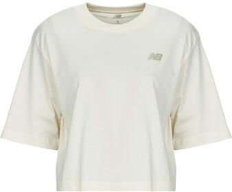 New Balance T-shirt Korte Mouw LINEAR HERITAGE RELAXED T-SHIRT