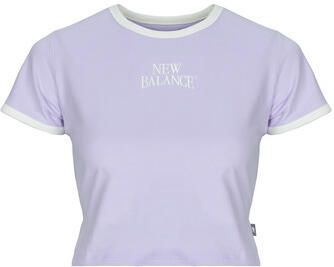 New Balance T-shirt Korte Mouw LINEAR HERITAGE RINGER TSHIRT