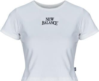 New Balance T-shirt Korte Mouw LINEAR HERITAGE RINGER TSHIRT