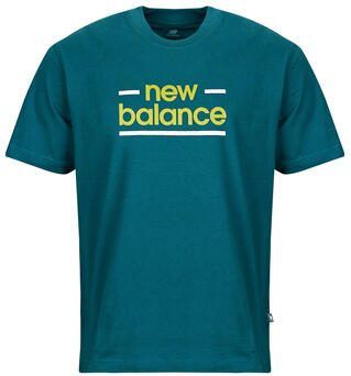 New Balance T-shirt Korte Mouw LINEAR LINES T-SHIRT