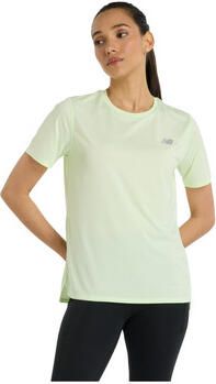 New Balance T-shirt Korte Mouw T-shirt de sport M en polyester