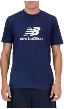 New Balance T-shirt Korte Mouw T-shirt L coton bleu - Foto 8