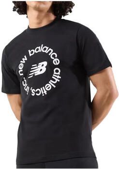 New Balance T-shirt Korte Mouw T-shirt mt43907-bk 100% coton