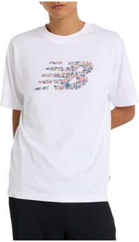 New Balance T-shirt Korte Mouw T-shirt Nautical Logo coton
