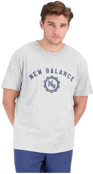 New Balance T-shirt Korte Mouw T-shirt Sport Seasonal Graphic Cot AG M 100% coton