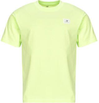 New Balance T-shirt Korte Mouw WOVEN LABEL T-SHIRT