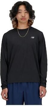 New Balance T-Shirt Lange Mouw T-shirt Athletics Noir