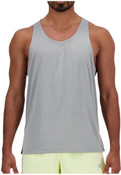 New Balance Essential Running Vest Grey- Heren Grey