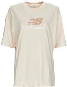 New Balance T-shirt Korte Mouw Essentials Stacked Logo T-Shirt