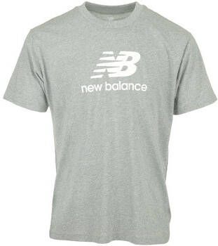 New Balance T-shirt Korte Mouw Essentials Stacked Logo Tee