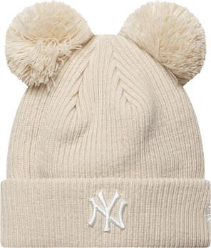 New-Era Muts Wmns Double Pom Beanie New York Yankees Hat