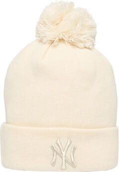 New-Era Muts Wmns Metallic Bobble Beanie New York Yankees Hat