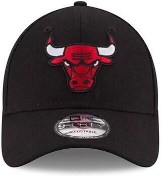 New era Zwarte Chicago Bulls Geborduurde Pet Gebogen Klep Black