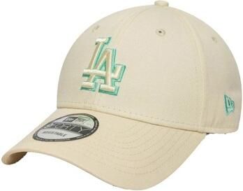 New era 9Forty Team Outline Los Angeles Dodgers Unisex Caps beige Maat ONE SIZE Accessoires