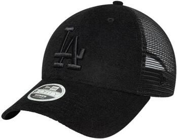 New-Era Pet LA DODGERS WOMENS FABRIC BLACK 9FORTY TRUCKER ADJUSTABLE CAP