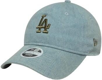 New era 9TWENTY Denim Los Angeles Dodgers Unisex Caps blauw Maat ONE SIZE Accessoires