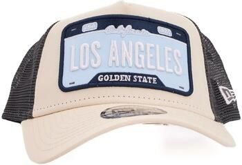 New era Beige Los Angeles Plate Trucker Cap Beige Heren