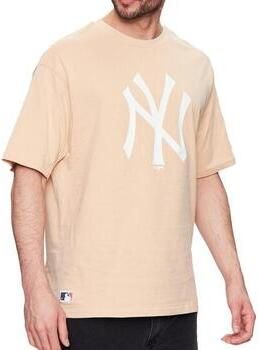 New era Oversized T-shirt New York Yankees League Essentials Beige Unisex - Foto 2
