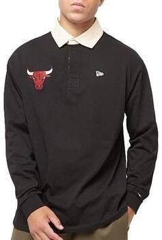New era NBA Rugby Shirt Longsleeves in zwart formaten: XXL