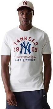 New-Era T-shirt Korte Mouw Mlb Wrdmrk Reg Tee Neyyan Ofw