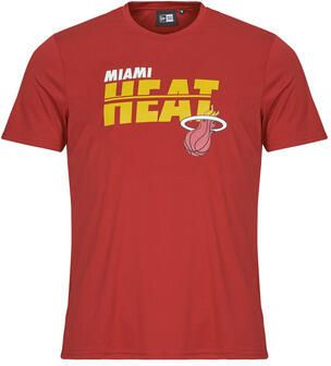 New-Era T-shirt Korte Mouw NBA ESSENTIALS TEE MIAMI HEAT