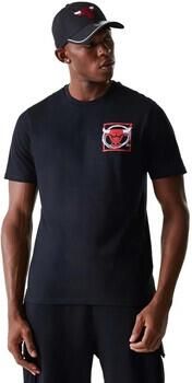 New-Era T-shirt Korte Mouw Nba Photogrphc Print Reg Tee Chibul Blk