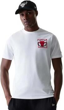 New-Era T-shirt Korte Mouw Nba Photogrphc Print Reg Tee Chibul Whi