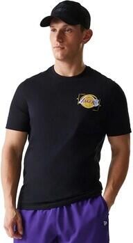 New-Era T-shirt Korte Mouw Nba Photogrphc Print Reg Tee Loslak Blk