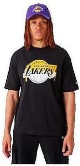 New-Era T-shirt Korte Mouw T-shirt Logo Drip Los Angeles Lakers Noir