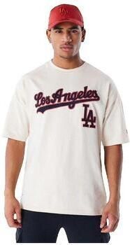 New-Era T-shirt Korte Mouw T-shirt New Era MLB Rib Infill beige