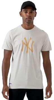 New-Era T-shirt Korte Mouw T-shirt New Era MLB Seasonal Team Logo beige