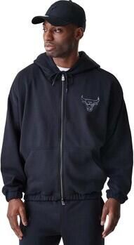 New-Era Trainingsjack Nba Linear Fz Hoodie Chibul Blk