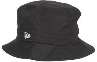 New era Zwarte Vissershoed Essentiële Emmer Stijl Black Unisex